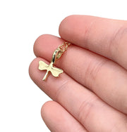 Tiny Dragonfly Necklace, Dragonfly Jewelry, Gift for Insect Lovers, Bug Necklace, Spring Jewelry, Outdoors Lover Gift, Dainty Necklace