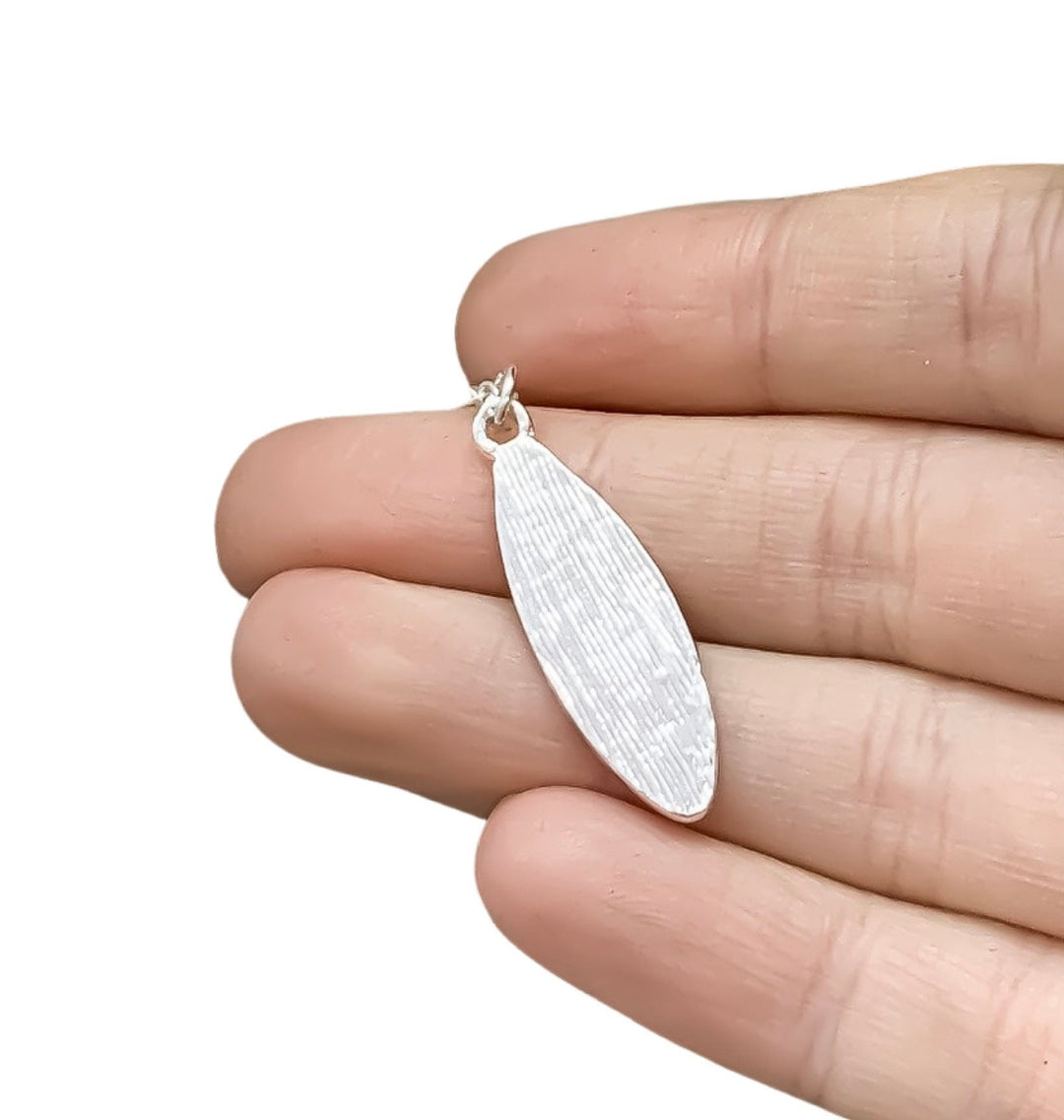 Collier mini planche de surf, pendentif vague en or rose, collier vagues ondulantes, collier surf, bijoux de surfeuse, bijoux de plage, collier bohème