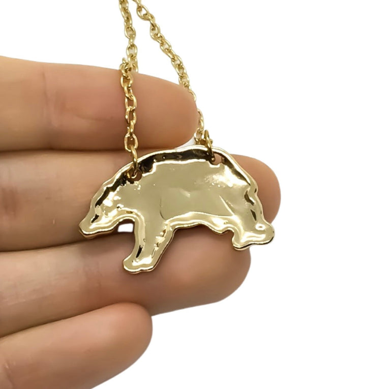 Collier Maman Ours en Or, Cadeau pour Nouvelle Maman, Collier de Maternité, Bijou Maman, Cadeau sentimental pour Maman, Cadeau de Naissance, Post-partum