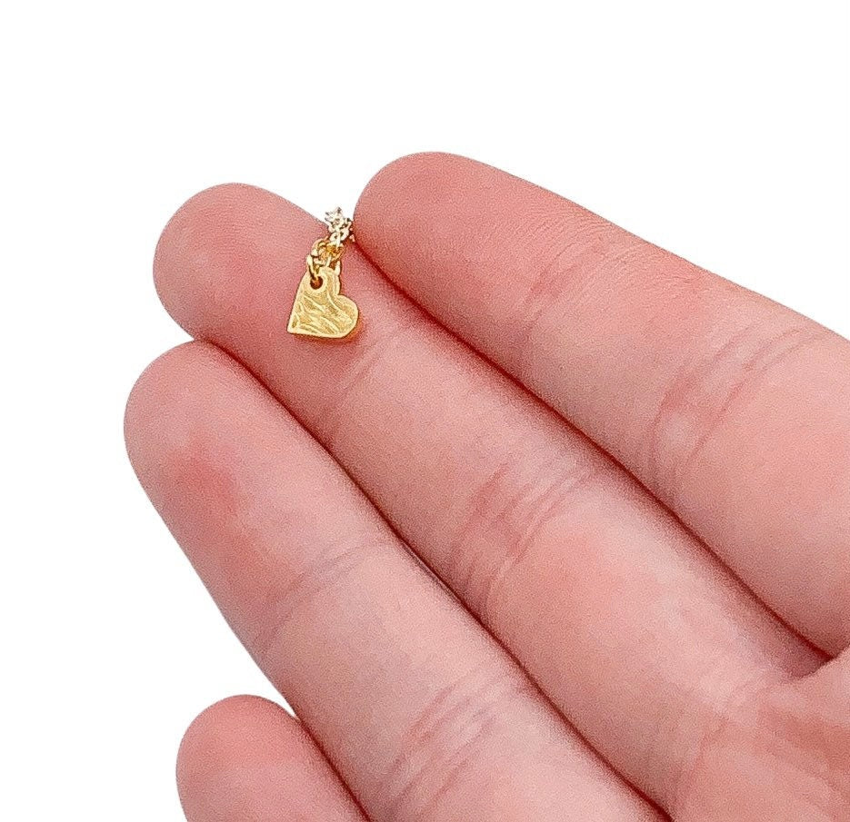 Collier Petit Cœur, Cadeau sentimental de la part de la future maman, Cadeau de bébé pour la nouvelle maman, Cadeau de maternité, Collier pour maman, Cadeau réconfortant, Cadeau pour future maman