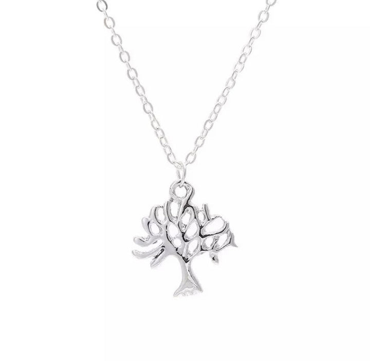 Collier Petit Arbre, Collier Arbre de Vie, Pendentif Arbre Généalogique, Cadeau pour les Amoureux de la Nature, Pendentif Forêt, Bijou Inspiré par la Nature, Cadeau pour Elle