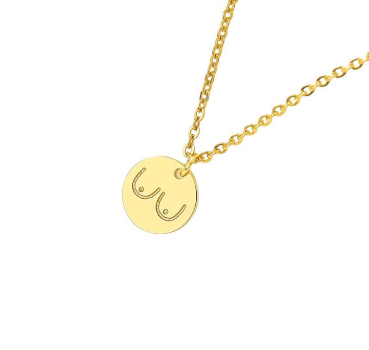 Collier Seins, Bijou d'allaitement, Bijou féministe, Cadeau unique pour femme