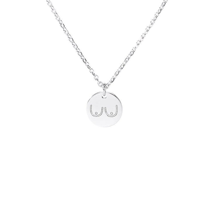 Collier Seins, Bijou d'allaitement, Bijou féministe, Cadeau unique pour femme