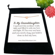 To My Granddaughter Card, Necklace from Grandma, Inspirational Gift, Granddaughter Necklace, Love Grandma, Moving Away Gift, Birthday Gift