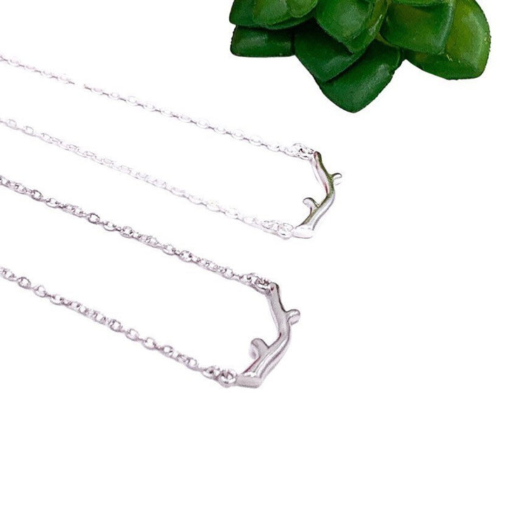 Dainty Branch Necklace, Sisters Jewelry, Branches Off the Same Tree Quote, Gift for Sister, Minimalist Jewelry, Nature Necklace