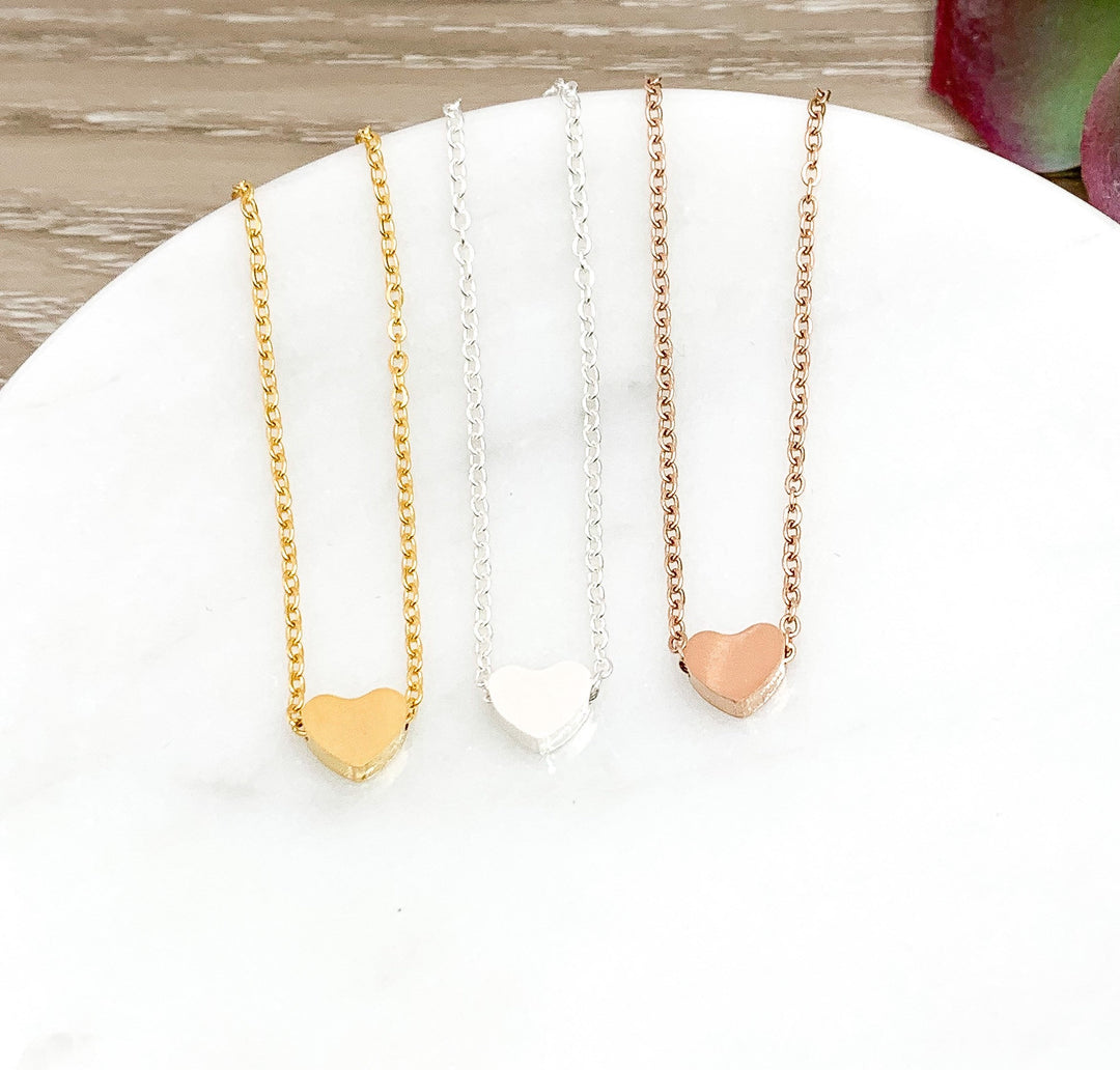 Heart Necklace with Card, Sympathy, Loss, Condolences, Remembrance