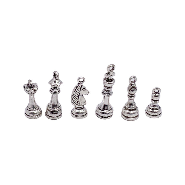 1 Chess Piece Charms, Pawn Board Game Charms, Gift for Chess Player, Game of Chess Charms, 3D Gaming Charms, DIY Jewelry Findings