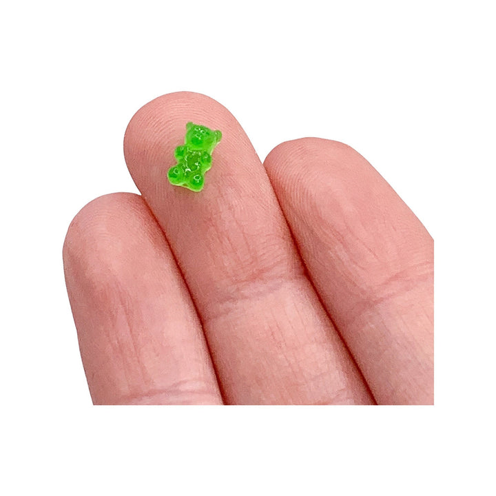 Miniature Candy Shop Supplies | Dollhouse Minis | Tiny Lollipops | Mini Gummy Bears | Cabochon Sweet Candies Charms | Clear Candy Jar