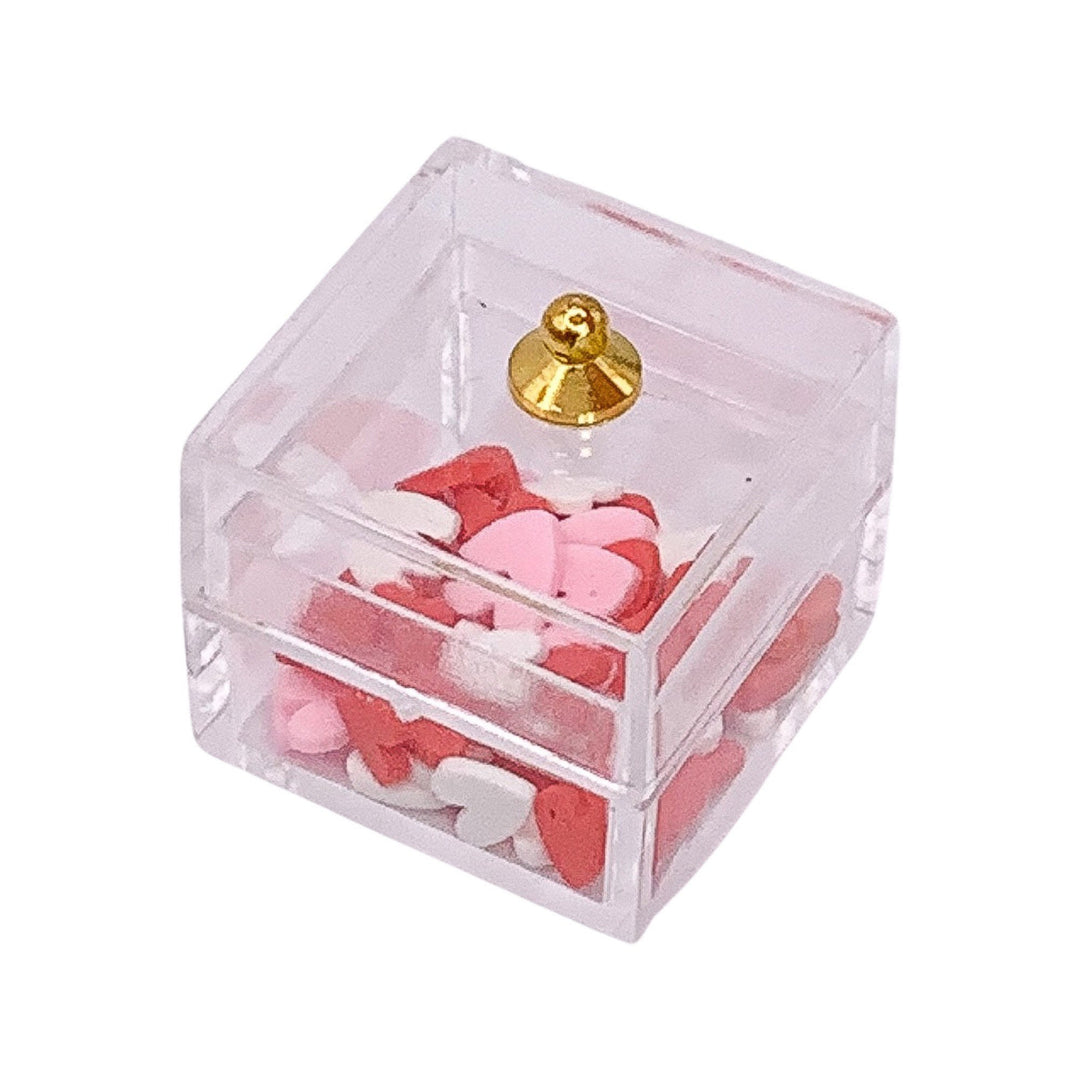 Miniature Candy Shop Supplies | Dollhouse Minis | Tiny Lollipops | Mini Gummy Bears | Cabochon Sweet Candies Charms | Clear Candy Jar