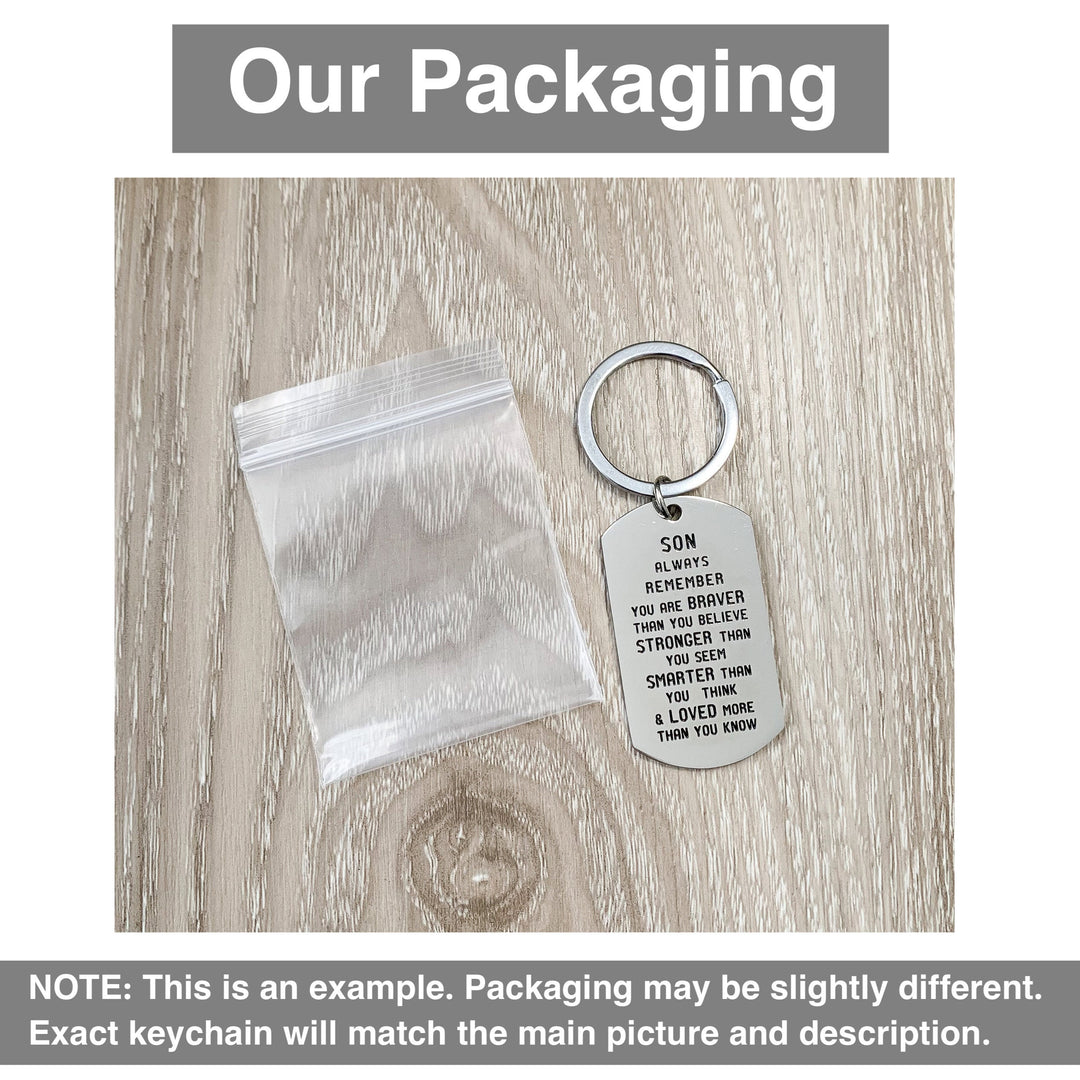 Porte-clés humoristique pour femme, « Je t'aime à la folie », porte-clés humoristique pour mari, cadeau d'anniversaire amusant pour lui