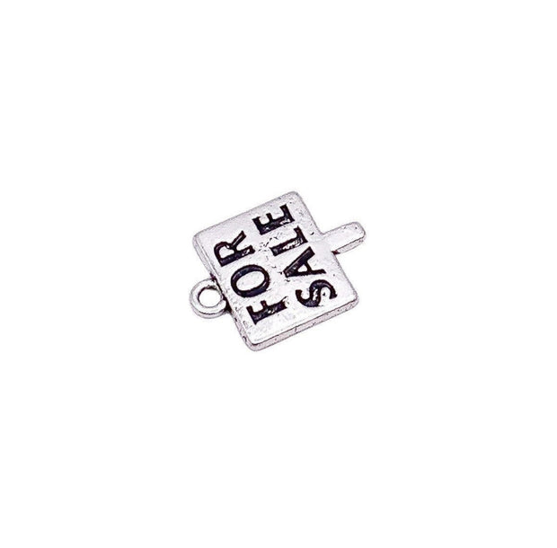 1 Sold For Sale Sign Charm, Realtor Charms, Gift for Real Estate Agent, Individual Silver Tone Charms, Office Charms, First Time Home Buyers