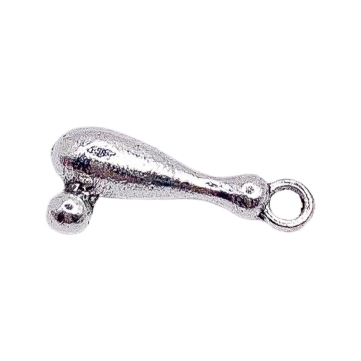 1 Breloque Bowling, Breloques Quilles de Bowling, Breloques individuelles, Breloque Boule de Bowling, Cadeau pour Joueur de Bowling, Breloques de Jeu, Éléments de Création de Bijoux