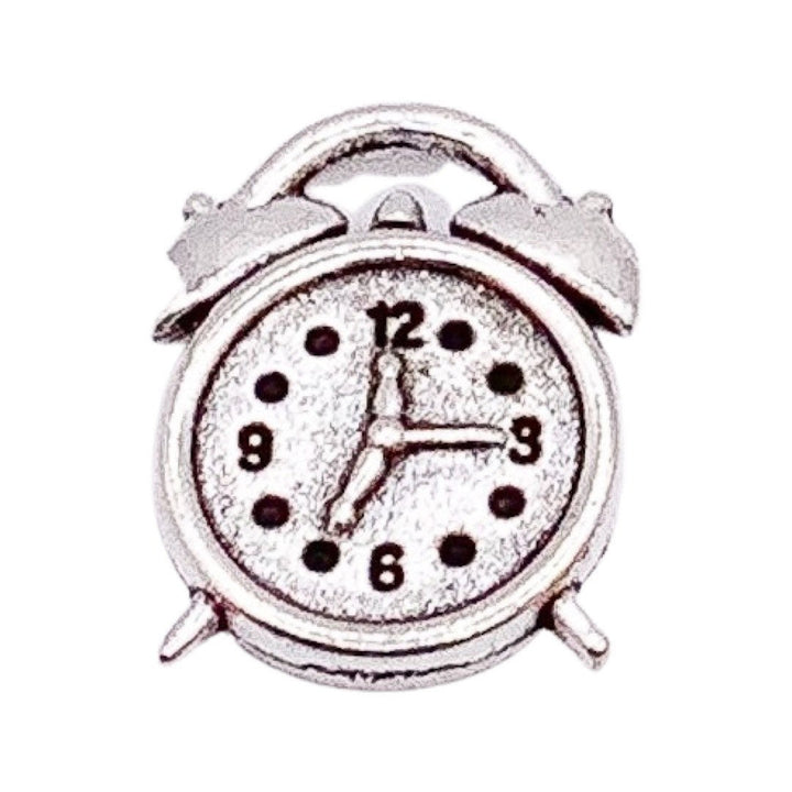 1 Breloque Réveil, Breloques Horloge, Breloques Heure, Breloques Individuelles, Breloque Horloge, Porte-Bonheur, Accessoires de Création de Bijoux