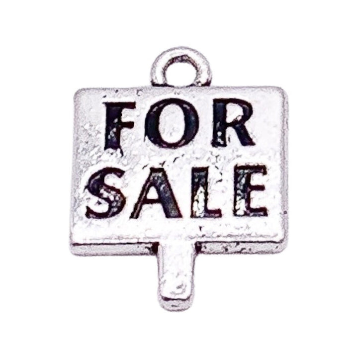 Breloque « Vendu » (1 pièce), breloques pour agent immobilier, cadeau pour agent immobilier, breloques individuelles argentées, breloques de bureau, pour primo-accédants
