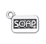 1 Soap Charm, Tiny Bar of Soap Charm, Beauty Charms, Girls Charms, Individual Charm, Bathroom Charms, Girlie Charm, DIY Jewelry