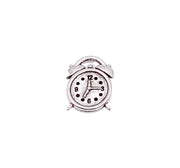 1 Alarm Clock Charm, Clock Charms, Time Charms, Individual Charms, Timepiece Charm, Good Luck Charm, DIY Jewelry Findings