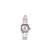 1 Time Watch Charm, Wristwatch Charm, Clock Charms, Time Charms, Individual Charms, Timepiece Charm, DIY Jewelry Findings