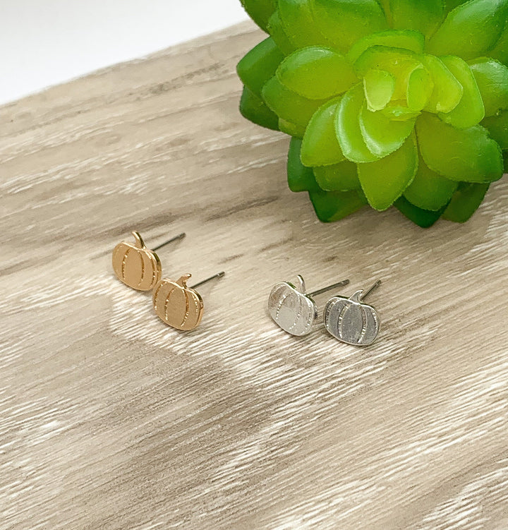 Boucles d'oreilles citrouille, boucles d'oreilles d'Halloween, bijoux d'automne, clous d'oreilles automnaux, cadeau de bijoux effrayants, boucles d'oreilles originales, style champêtre automnal