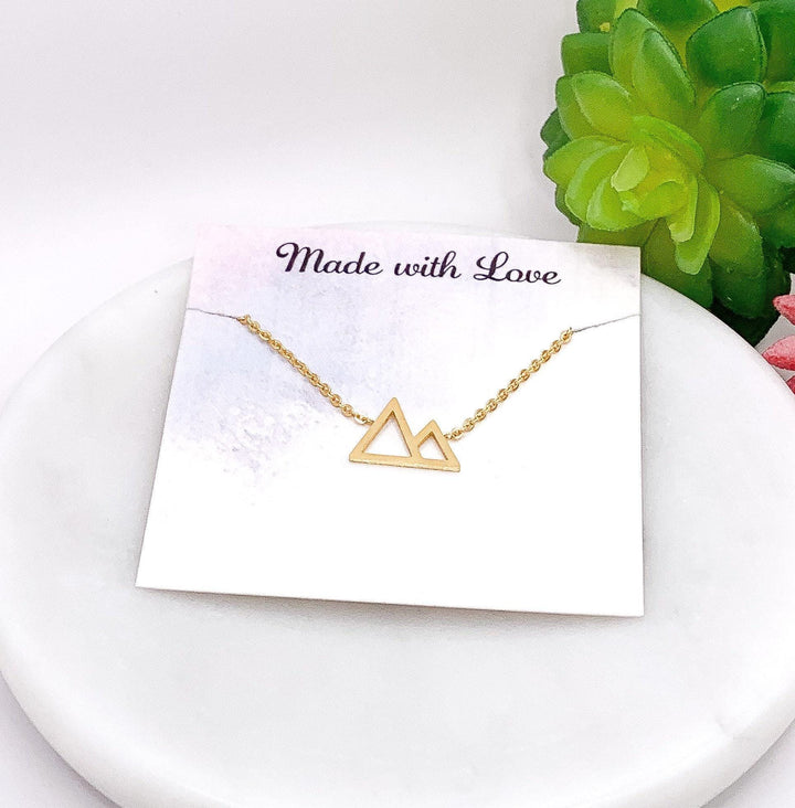 Bracelet Chaîne Montagne, Bracelet de Voyage, Bijou Minimaliste, Cadeau pour Amoureux de la Nature, Bracelet de Randonnée, Cadeau Symbolique pour Voyageur, Cadeau de Pâques