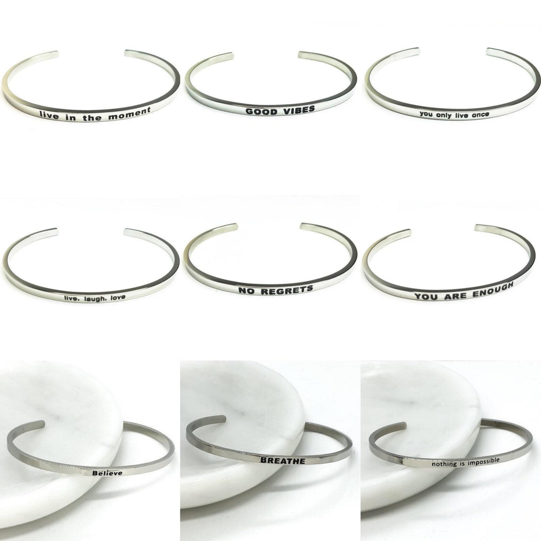 Bracelet jonc « Tu es ma personne », cadeau pour personne préférée, bracelet d'amitié, bracelet fin avec mantra, cadeau pour demoiselle d'honneur, minimaliste