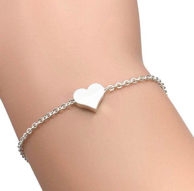 Three Hearts Bracelet, Multiple Hearts Chain Bracelet, Dainty Bracelet, Two Hearts Jewelry, Loving Jewelry, Minimalist Bracelet for Women