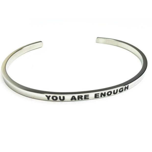 My Story Isn’t Over Yet Bracelet, Mantra Cuff Bangle Bracelet, Inspirational Gift, Friend Gift, Affirmation Bracelet, Minimalist Bracelet