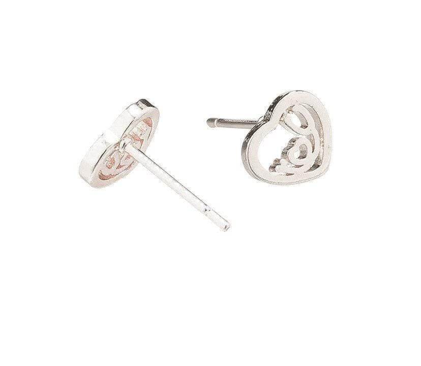 Boucles d'oreilles stéthoscope, boucles d'oreilles médicales, clous d'oreilles stéthoscope en forme de cœur, cadeau pour étudiant en médecine, étudiant en soins infirmiers, cadeau de fin d'études pour infirmière