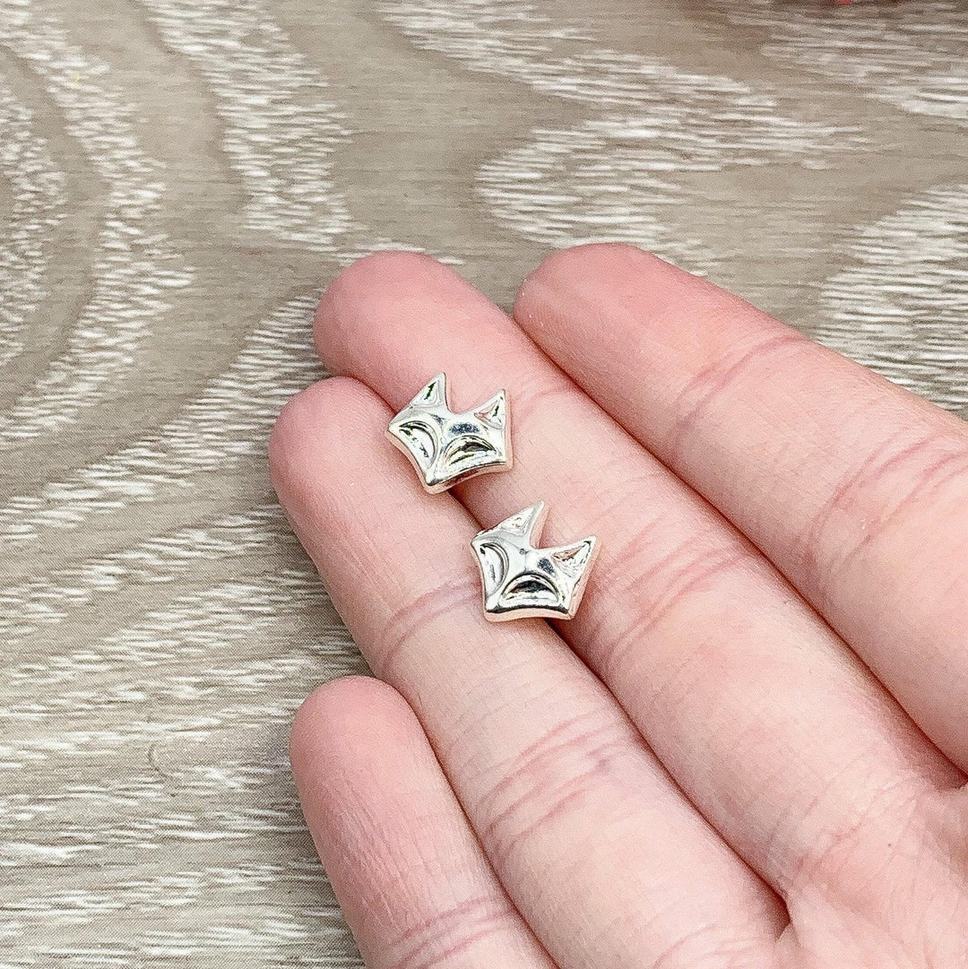 Boucles d'oreilles renard, clous d'oreilles tête de renard, bijoux animaliers, cadeau pour les amoureux des renards, boucles d'oreilles animaux de la forêt, cadeau pour les amoureux des animaux, boucles d'oreilles fantaisie