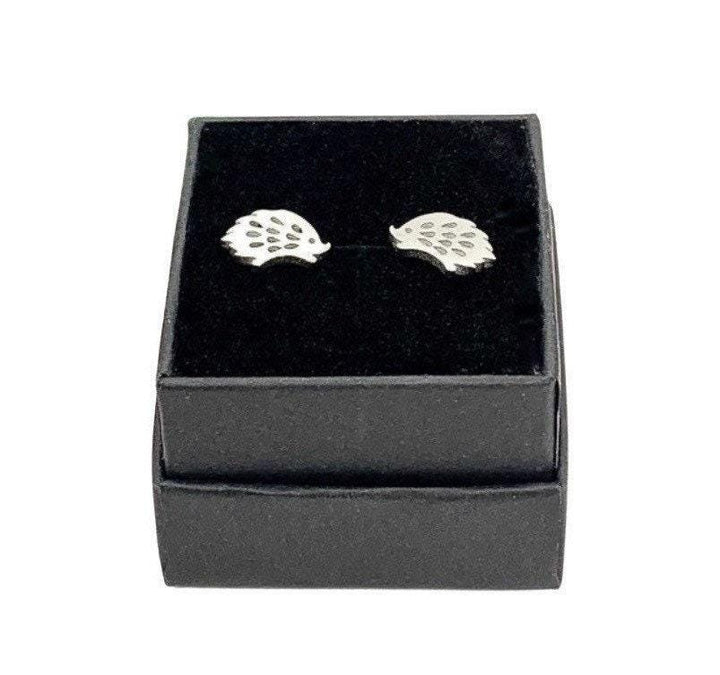 Boucles d'oreilles hérisson en or rose, bijoux animaliers, boucles d'oreilles porc-épic mignonnes, cadeau pour les amoureux des animaux, bijoux délicats sur le thème de la forêt, cadeau d'anniversaire pour elle