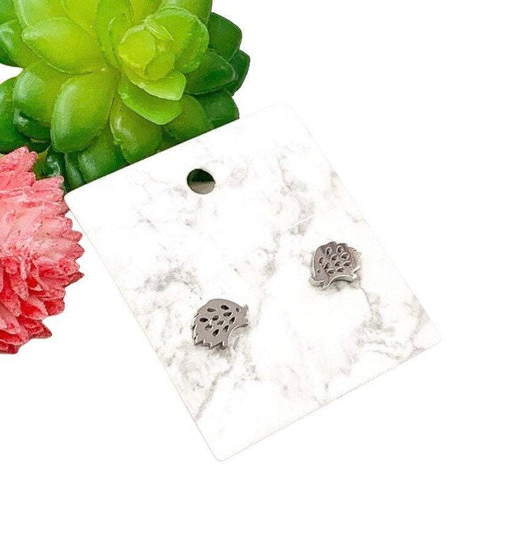 Boucles d'oreilles hérisson en or rose, bijoux animaliers, boucles d'oreilles porc-épic mignonnes, cadeau pour les amoureux des animaux, bijoux délicats sur le thème de la forêt, cadeau d'anniversaire pour elle