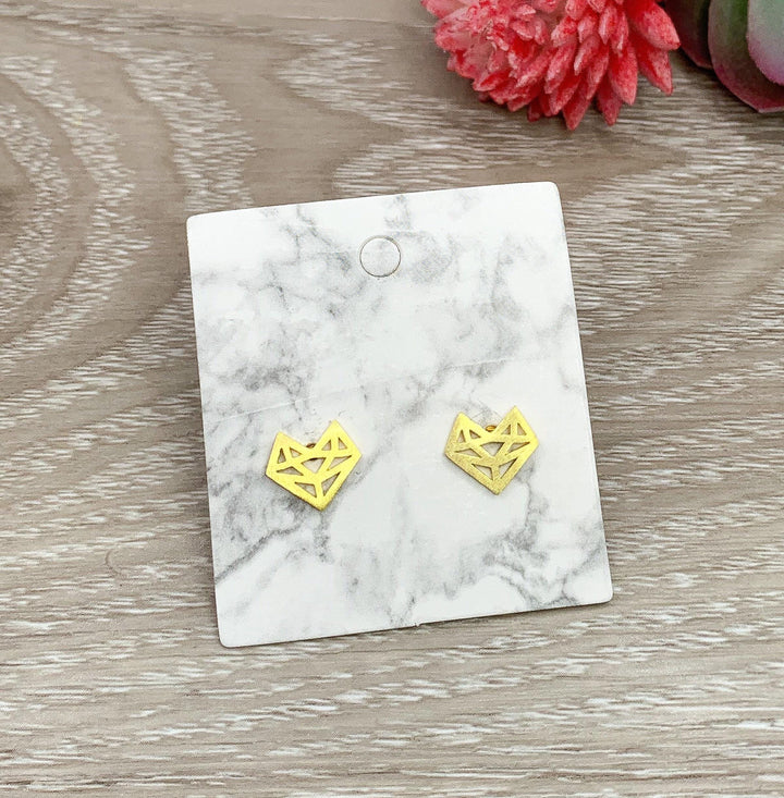 Boucles d'oreilles puces renard, puces renard origami, bijoux faune sauvage, boucles d'oreilles animaux de la forêt, cadeau pour amoureux des animaux, boucles d'oreilles fantaisie