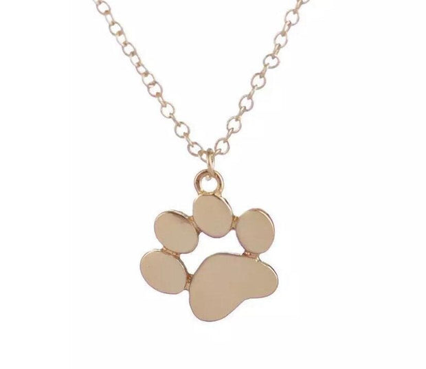 Paw Print Necklace, Cat Lover Necklace, Gift for Cat Owner, Dog Mom Gift, Pet Memorial Gift, Loss of Dog Keepsake, Remembrance Gift