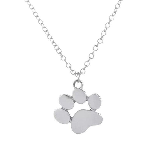 Paw Print Necklace, Cat Lover Necklace, Gift for Cat Owner, Dog Mom Gift, Pet Memorial Gift, Loss of Dog Keepsake, Remembrance Gift