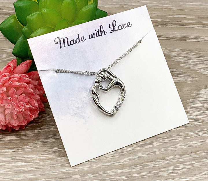 Collier Maman et Bébé, Cadeau pour nouvelle maman, Collier Maman, Bijou de maternité, Cadeau de félicitations pour nouvelle maman, Cadeau de naissance