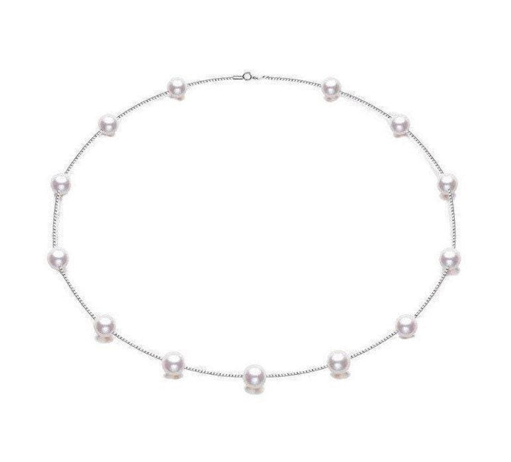 Collier de perles, Bijou de perles, Collier minimaliste, Collier de mariée, Bijou de mariage, Cadeau pour demoiselle d'honneur, Collier élégant, Pour la mère