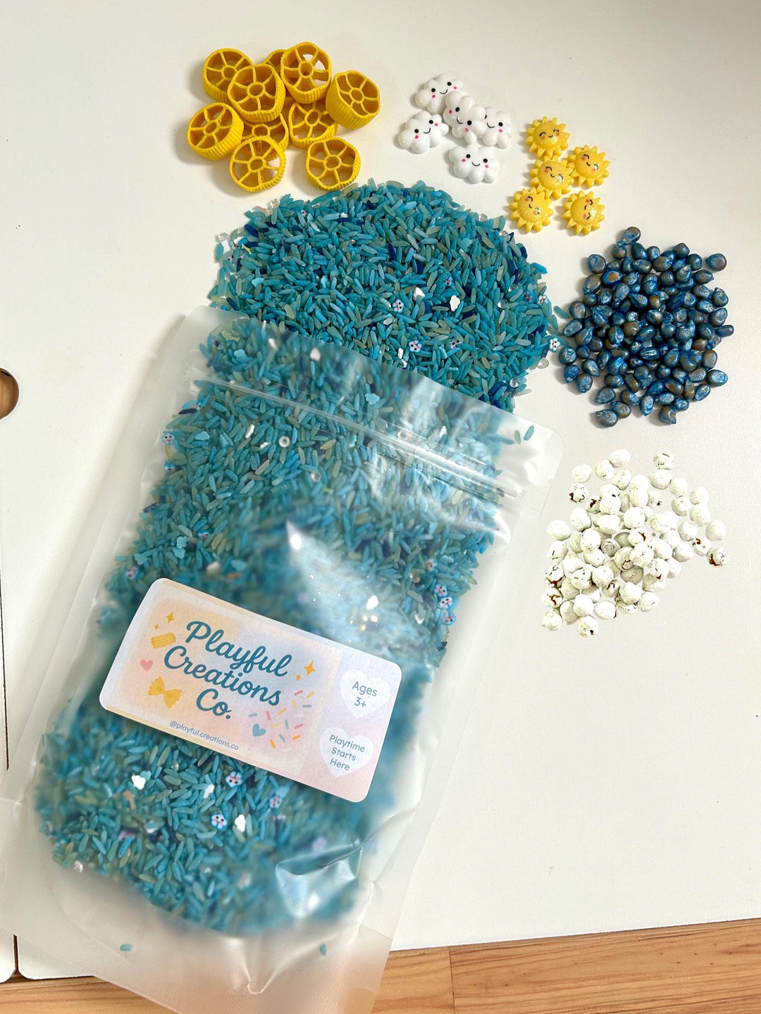 Weather Wonders Sensory Mix | Rain, Storm, Lightning & Sunshine | Preschool STEM | Montessori Weather Activity | Playtime Filler for Kids