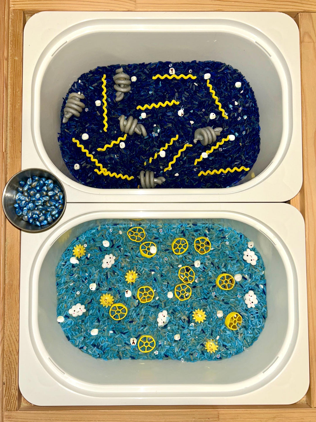 Weather Wonders Sensory Mix | Rain, Storm, Lightning & Sunshine | Preschool STEM | Montessori Weather Activity | Playtime Filler for Kids