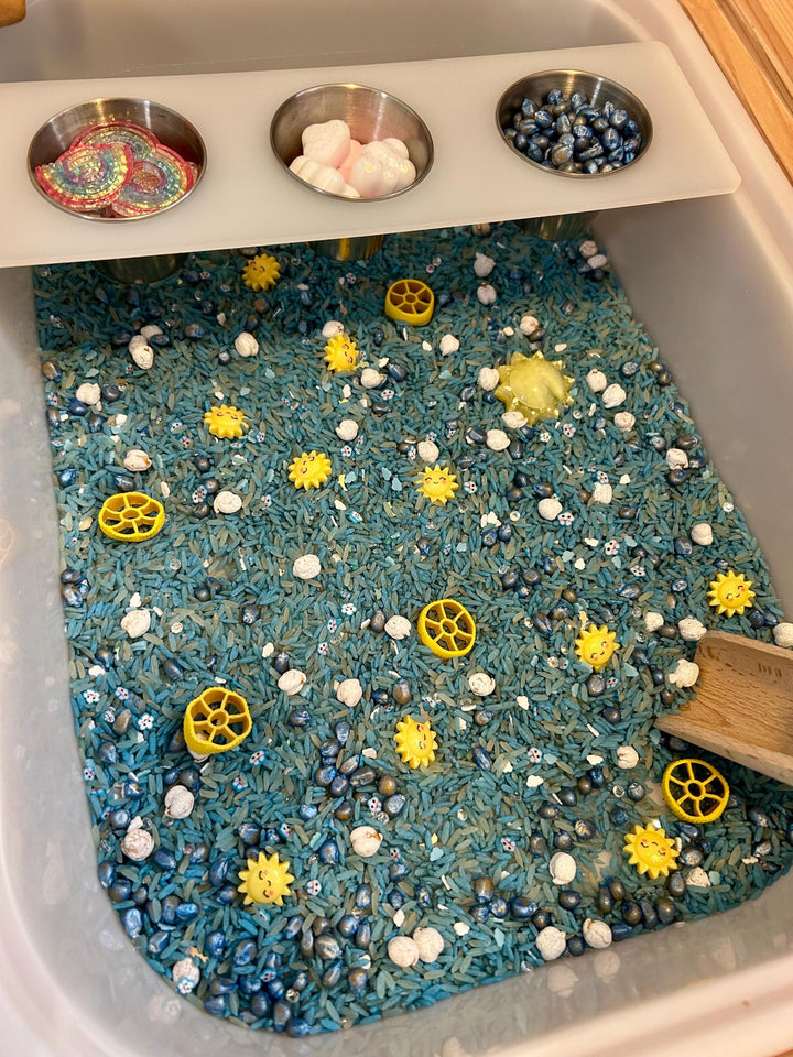 Weather Wonders Sensory Mix | Rain, Storm, Lightning & Sunshine | Preschool STEM | Montessori Weather Activity | Playtime Filler for Kids