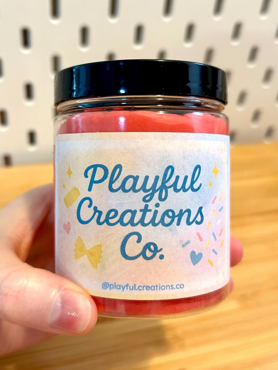 Colorful Handmade Playdough | Bright Rainbow Sensory Dough for Kids | Non-Toxic, Soft, Long-Lasting Play Dough | Custom Party Favors