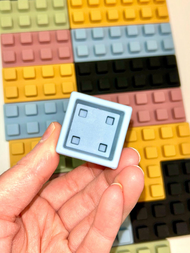 20pcs Silicone Building Blocks | Soft Baby Blocks | Montessori Sensory Toy | BPA-Free Teether Bricks | Open-Ended Play for Toddlers