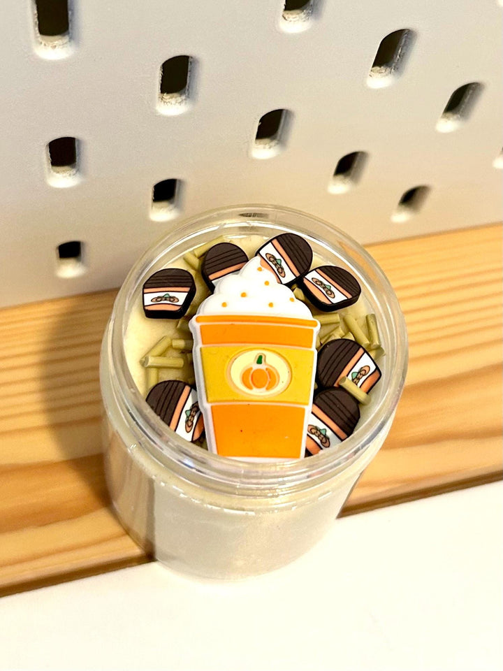 Fall Playdough Set with Charms & Rolling Pin | Autumn Sensory Dough Kit | Handmade Non-Toxic Playdough with Loose Parts | Montessori Play