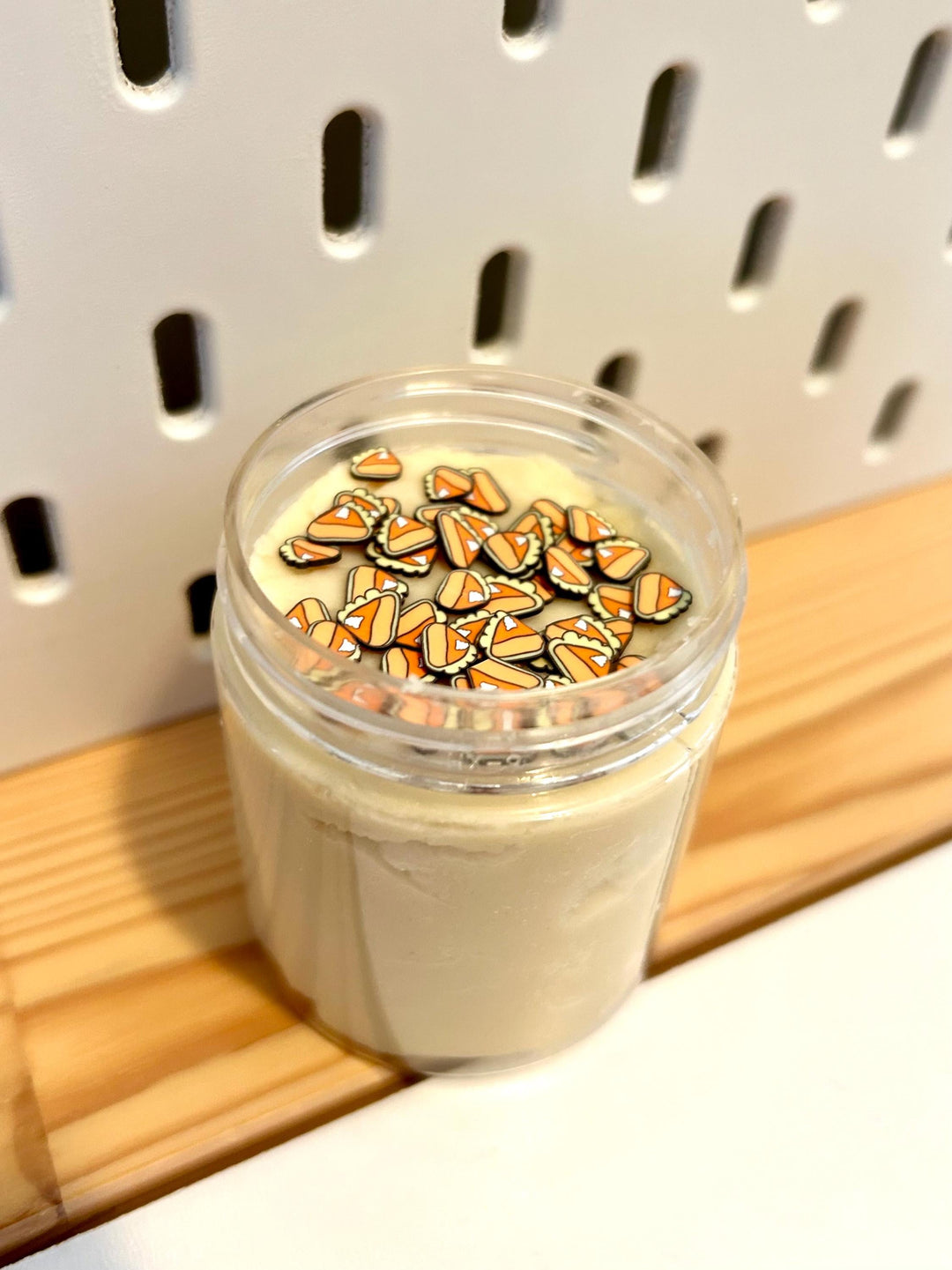 Candy Corn Fall-Themed Playdough Set | Autumn Sensory Dough Kit | Handmade Non-Toxic Playdough with Loose Parts | Montessori Play