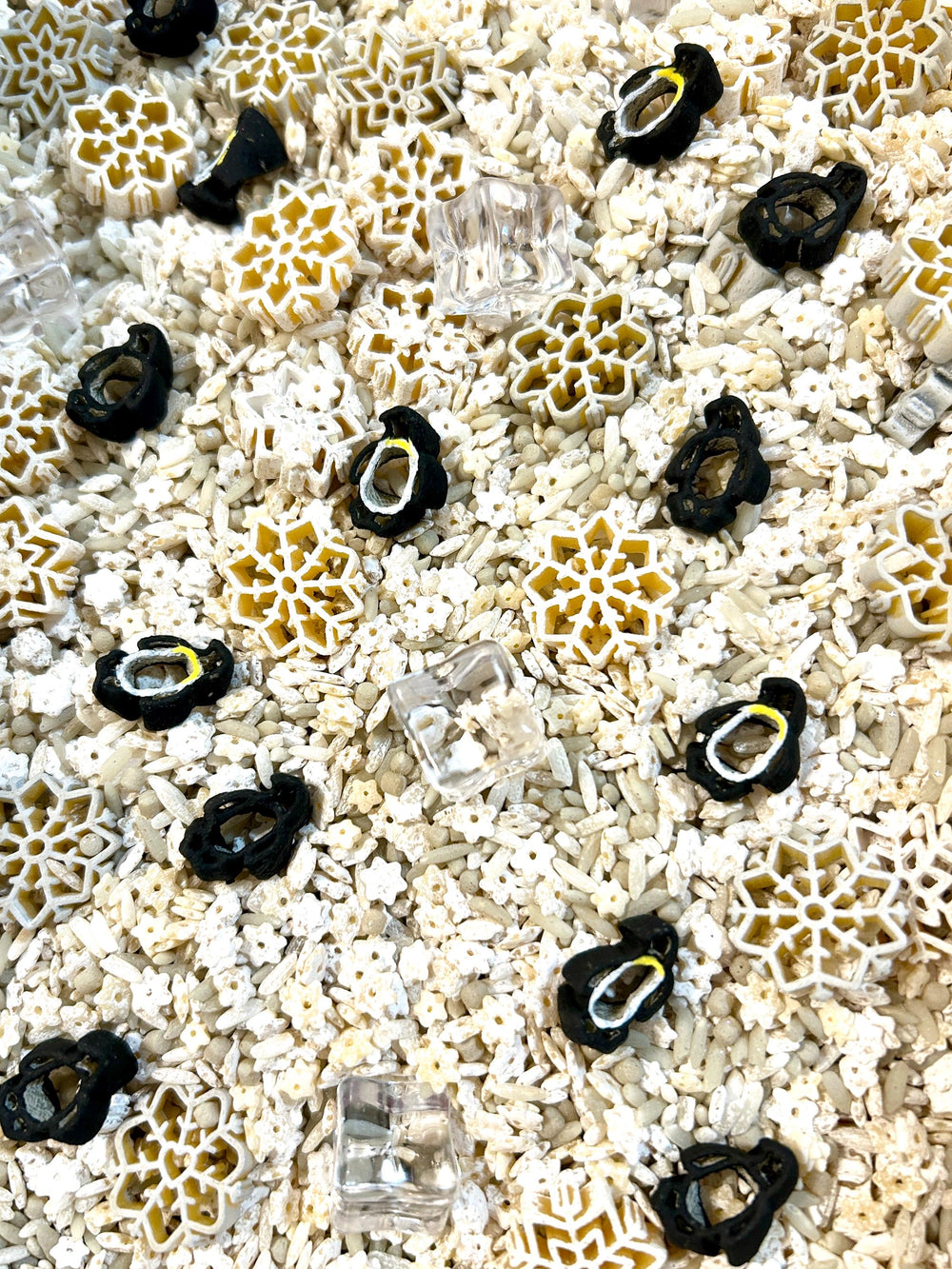 Arctic Penguin Sensory Filler Mix | Winter Sensory Bin | Snow & Ice Play | Polar Gross Motor Skills | Montessori-Inspired Play | Learning