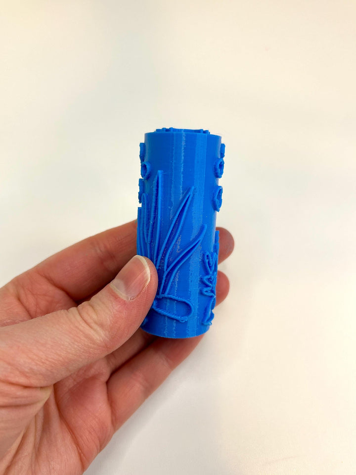 3D Printed Texture Roller | Playdough Tool | Eco-Friendly PLA | Dough, Clay, Kinetic Sand & Baking Accessory for Kids | Sensoey Play Toy