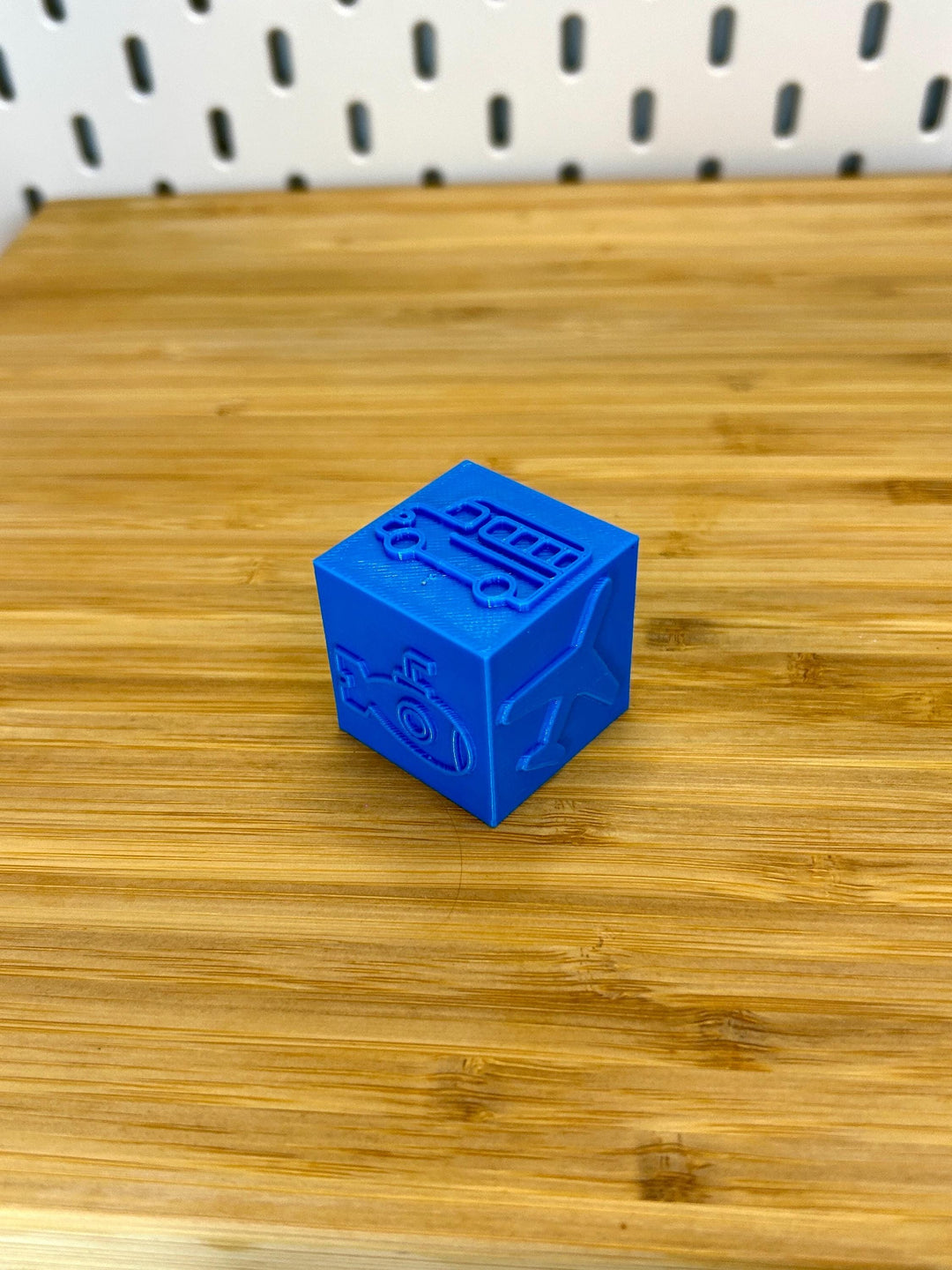 3D Printed Texture Stamper Cube | Playdough Tool | Eco-Friendly PLA | Dough, Clay, Kinetic Sand & Baking Accessory for Kids | Sensory Play