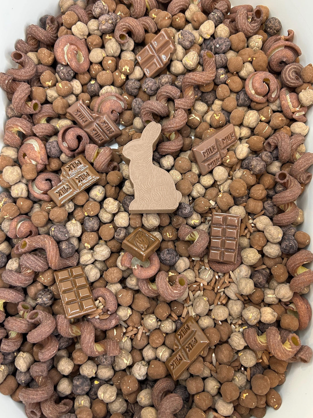Chocolate Lover Sensory Filler Mix | Chocolatey Sweet Treats Charms | Brown Tones Bin | Cocoa Inspired Loose Parts | Montessori Play