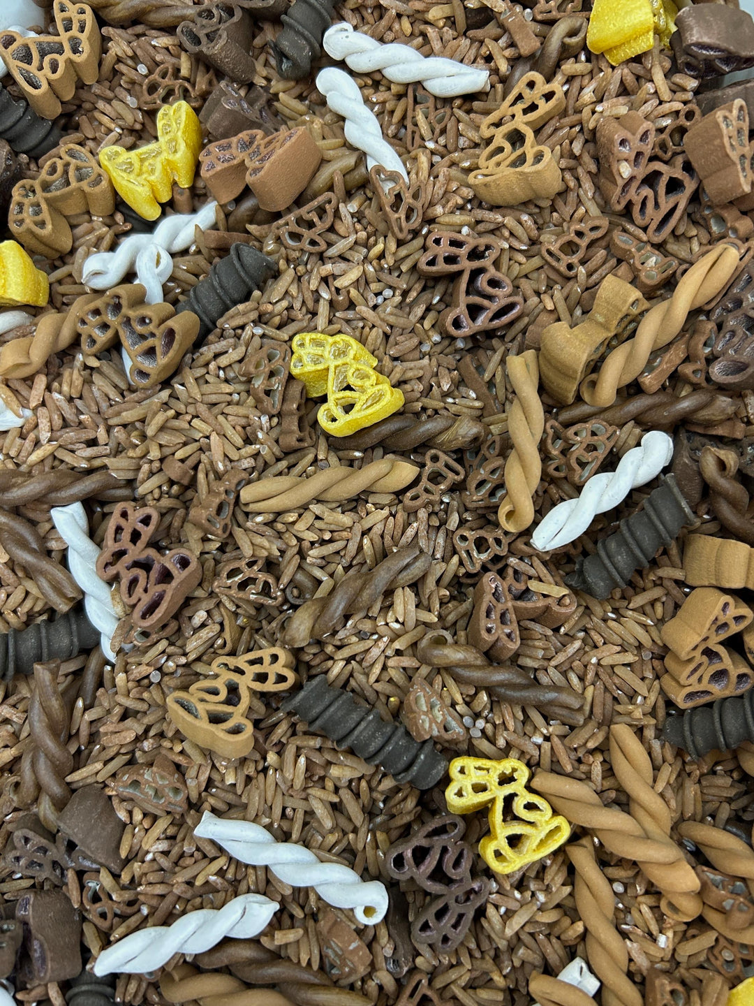 Easter Chocolate Sensory Filler Mix | Chocolate Bunny & Eggs Pasta | Chocolatey Sweet Charms | Easter Toddler Bin | Cocoa Inspired Play