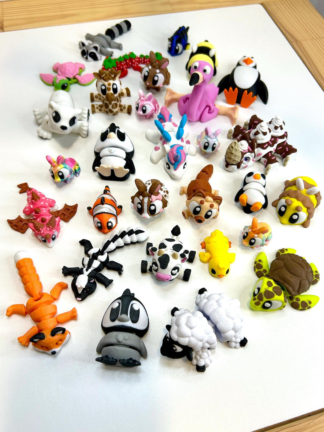 Articulated Animals | 3D Printed Creature Figurines | Trinket Container | Small World Play | Fidget Toy | Easter Basket Filler Gift