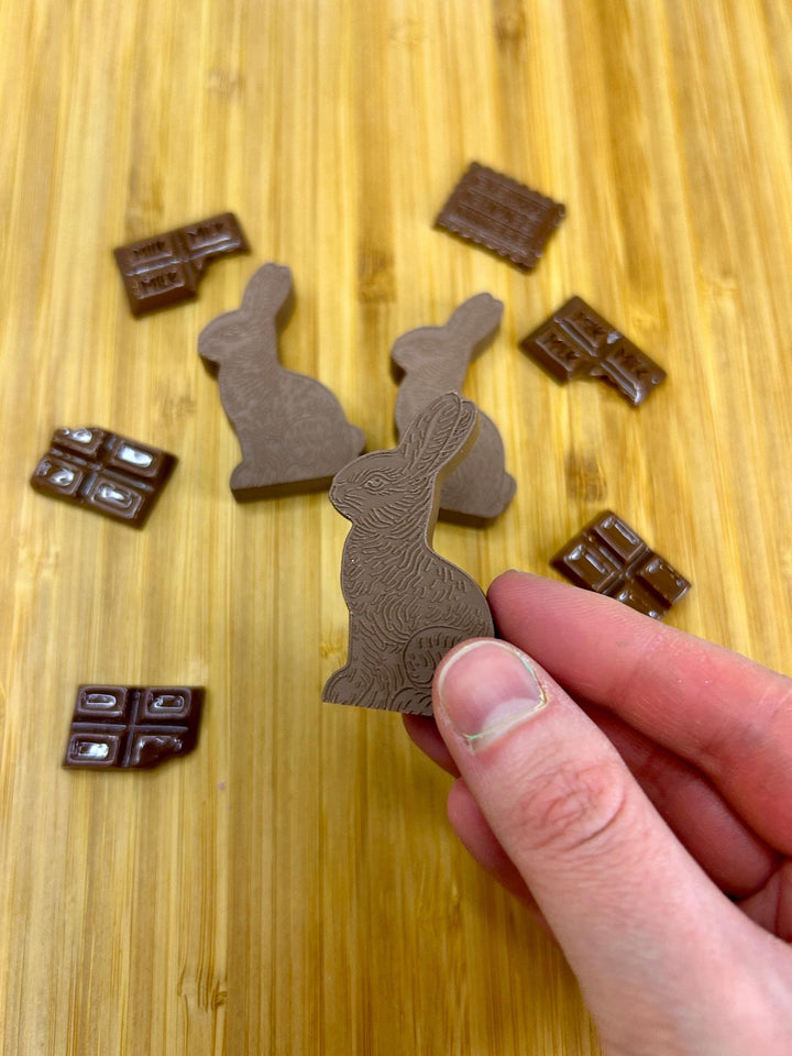 Easter Chocolate Sensory Filler Mix | Chocolate Bunny & Eggs Pasta | Chocolatey Sweet Charms | Brown Tones Bin | Cocoa Inspired Play