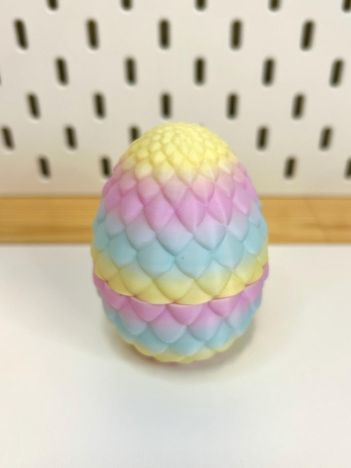 Bunny Figurine | Articulated Animals | 3D Printed Easter Egg | Trinket Container | Small World Play | Fidget Toy | Easter Basket Filler Gift
